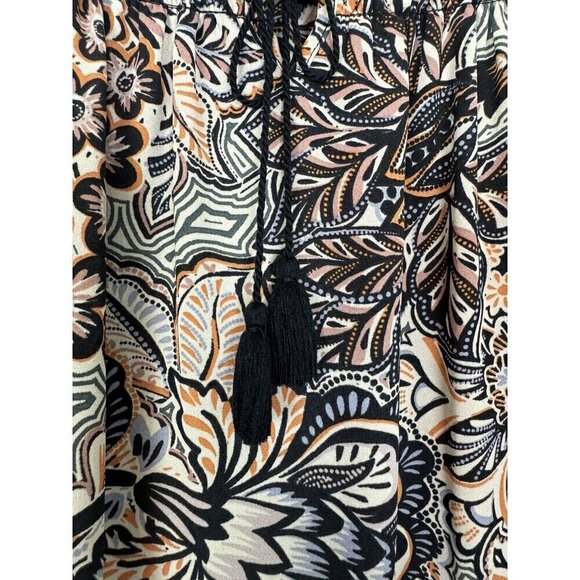 Zac & Rachel Woman’s Colorful Floral Boho Flowy Top Size Medium - Picture 3 of 6